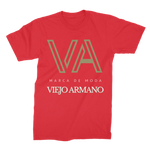 V.ARMANO White logo Premium Jersey Men's T-Shirt